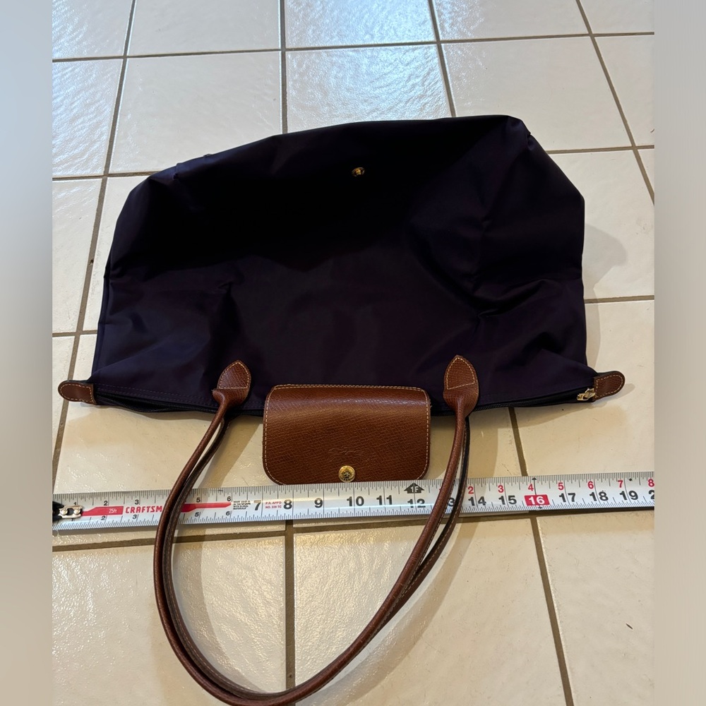 Longchamp Pliage, deep plum - Picture 8 of 9